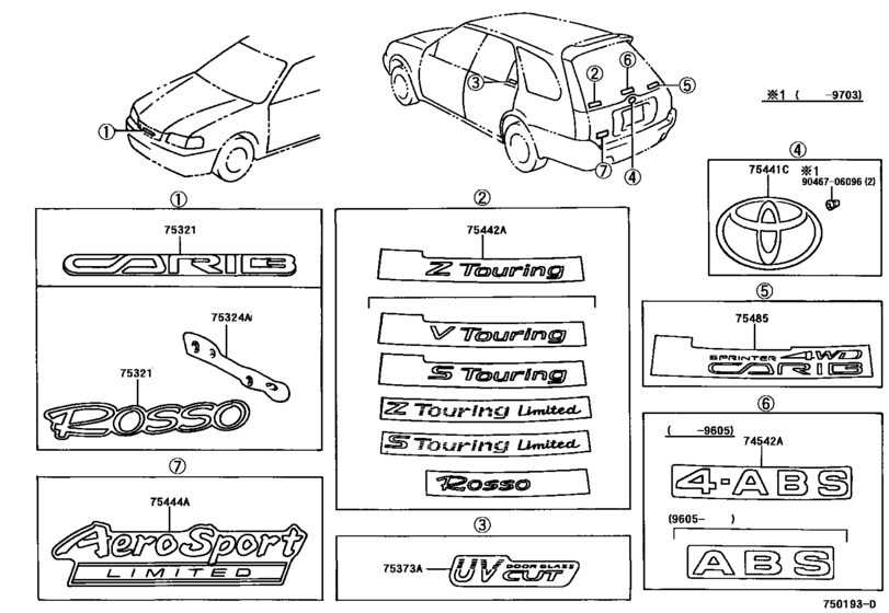 Emblem & Name Plate (Exterior & Interior)