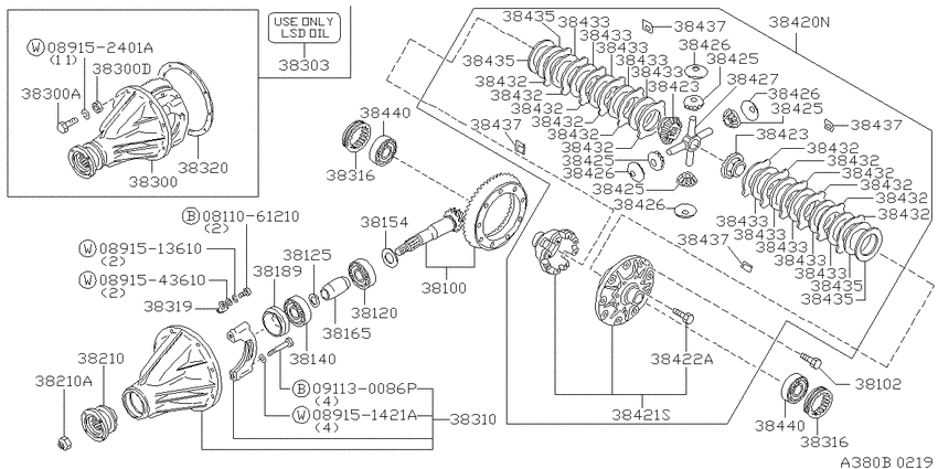 Rear final drive