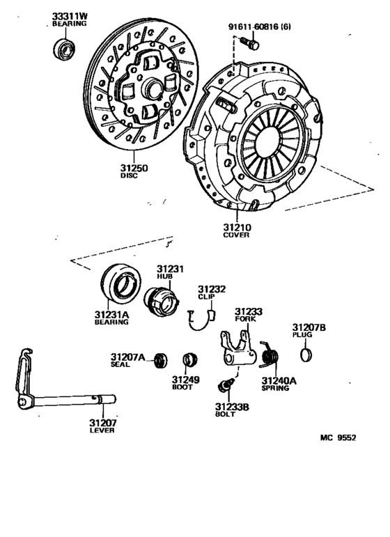 Clutch & Release Fork