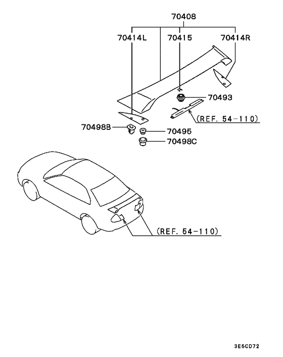 Rear garnish & moulding