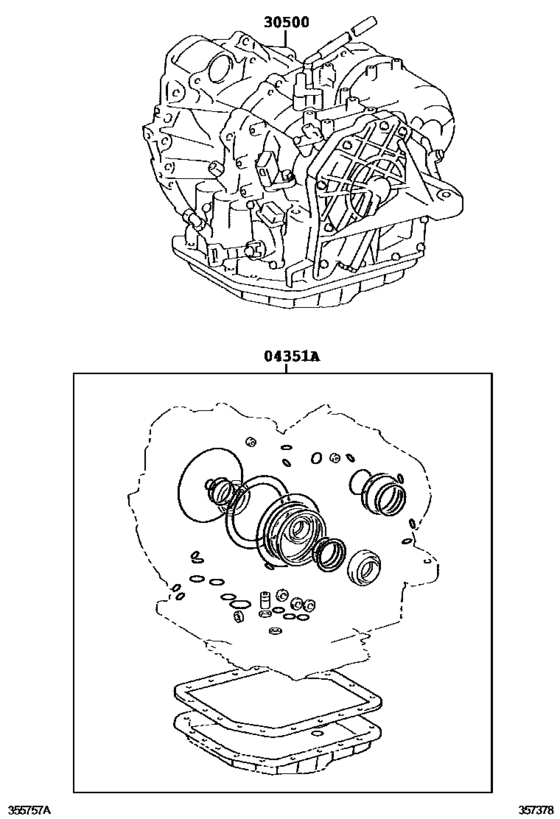 Transaxle Or Transmission Assy & Gasket Kit (Atm)