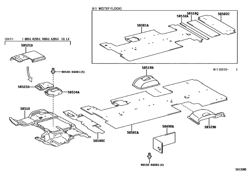 Floor Mat & Silencer Pad
