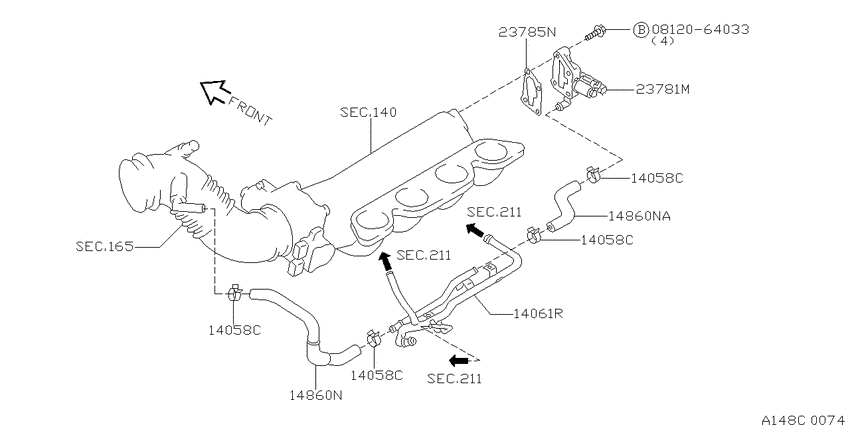 Secondary air system