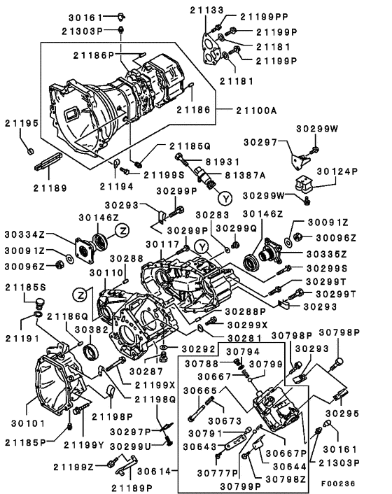 M/t case