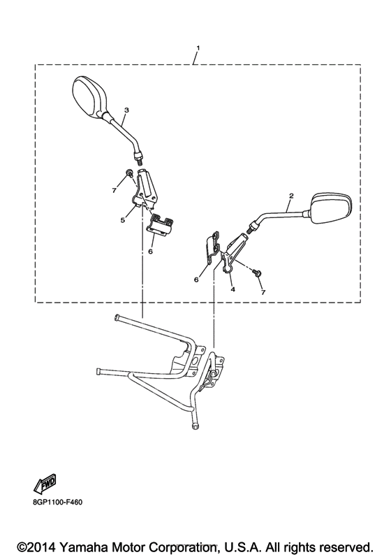 Alternate rear view mirror