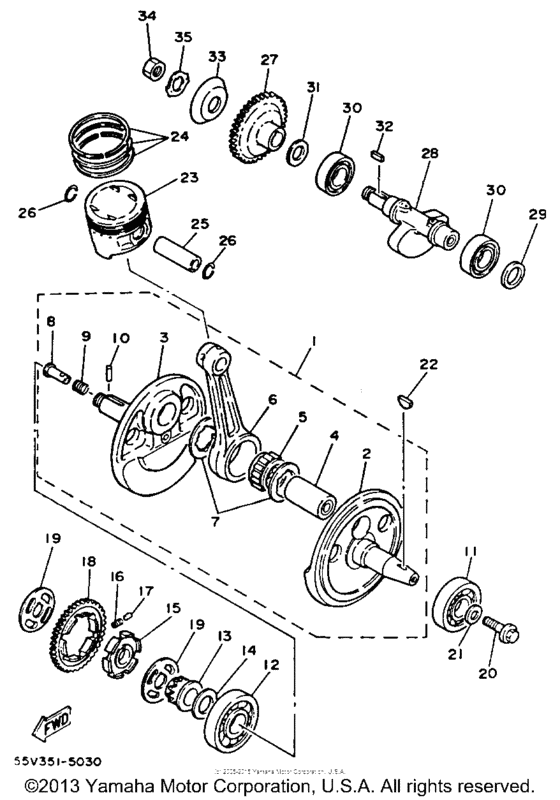 Crankchaft - piston