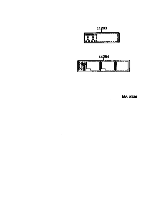 Caution Plate & Name Plate (Engine)