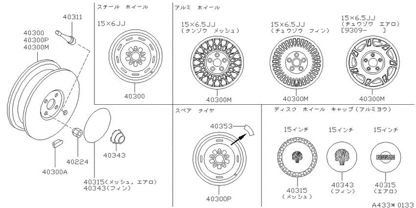 Road wheel & tire