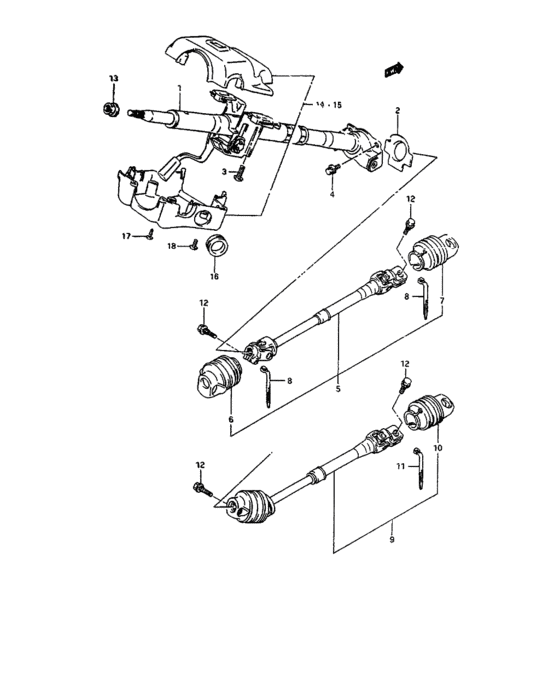 Steering column
