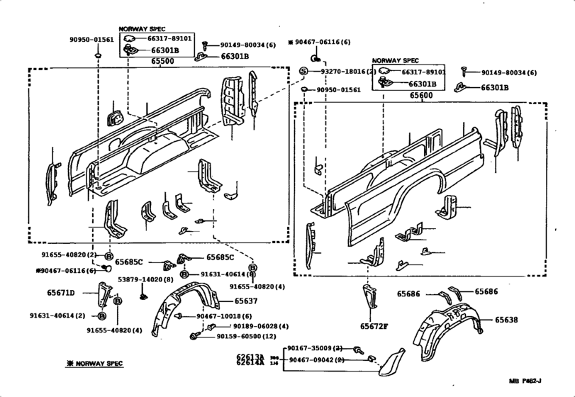Rear Body Side Panel