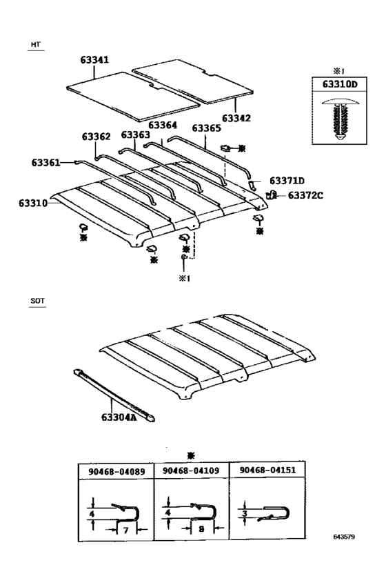 Roof Headlining & Silencer Pad