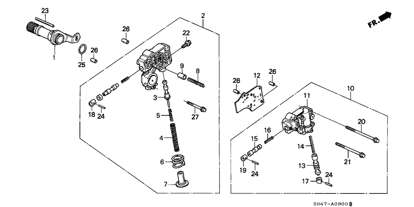 Regulator/lock up valve