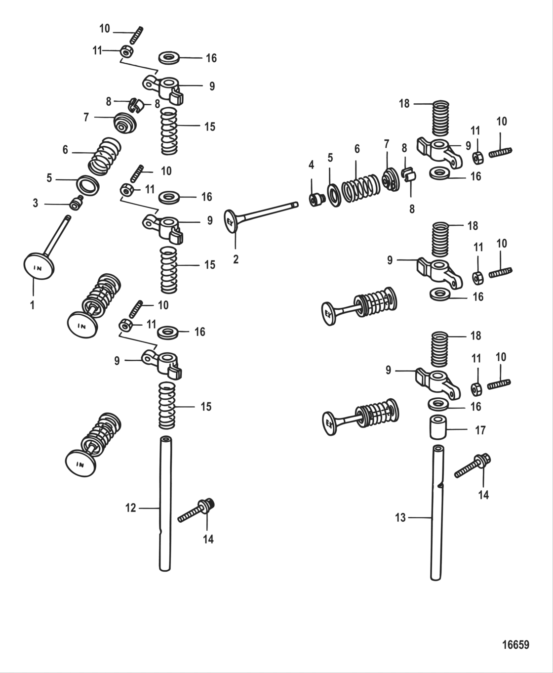 Intake/exhaust Valves