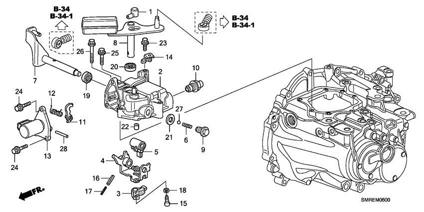 Shift arm/shift lever