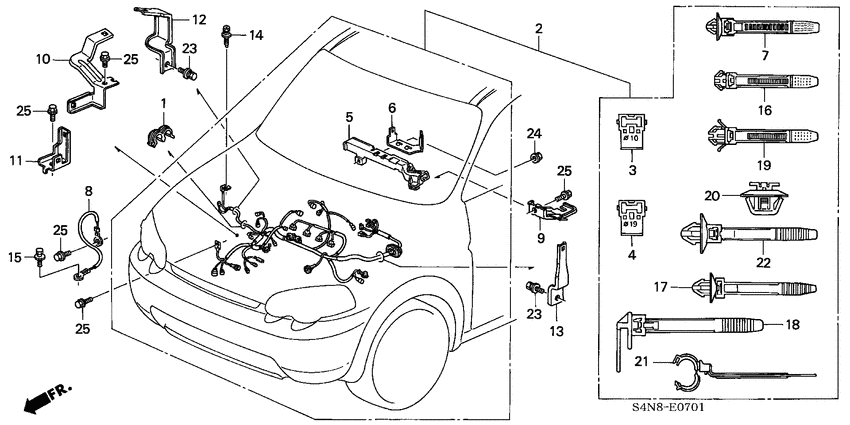 Engine wire harness