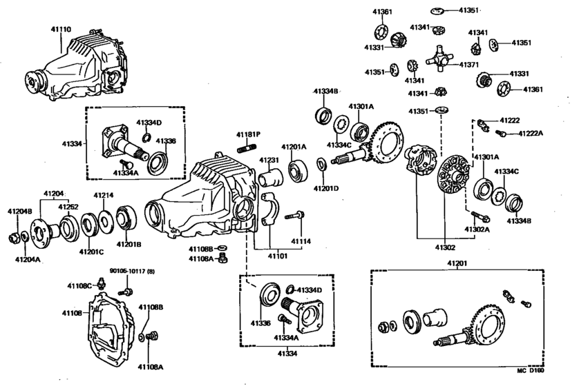 Rear Axle Housing & Differential