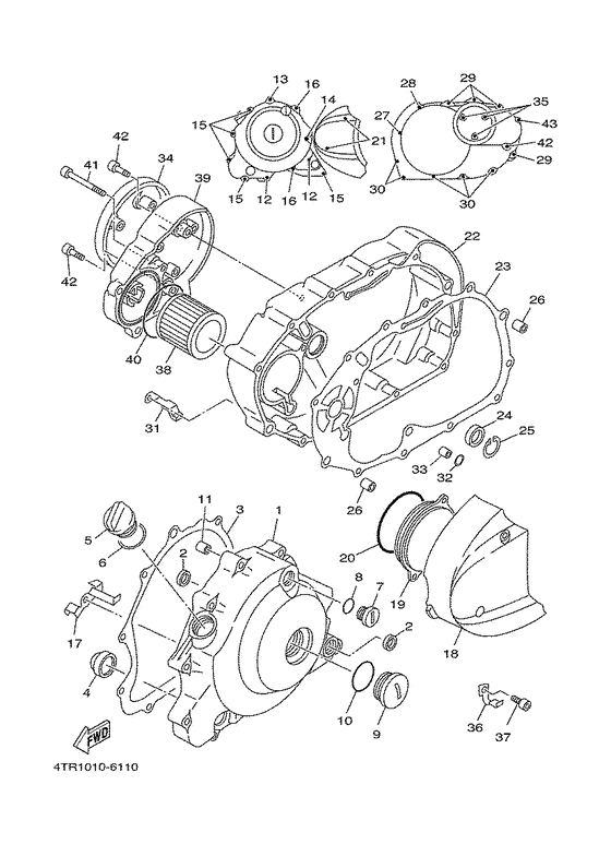 Crankcase cover 1