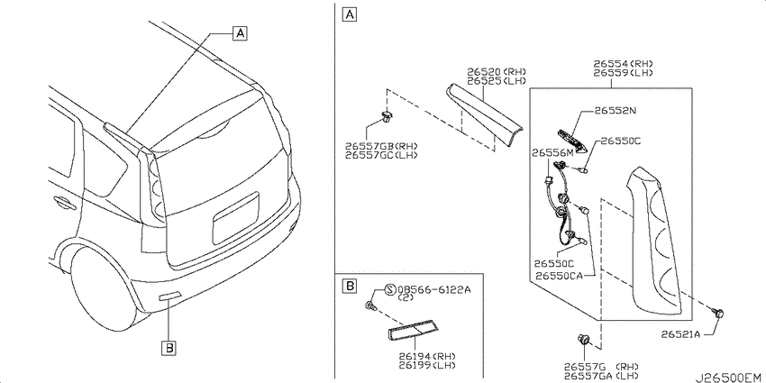 Rear combination lamp
