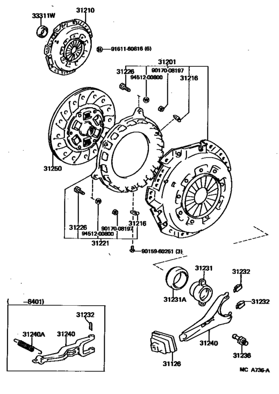 Clutch & Release Fork
