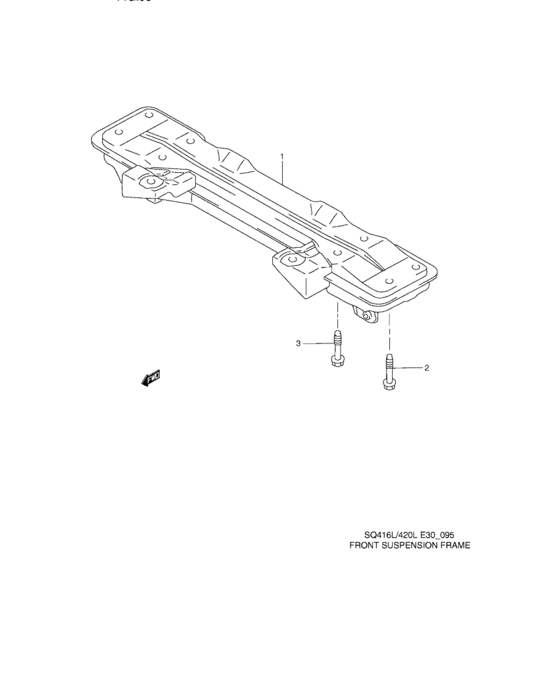Front suspension frame