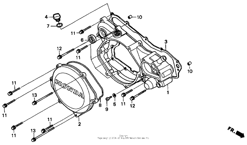 Right crankcase cover