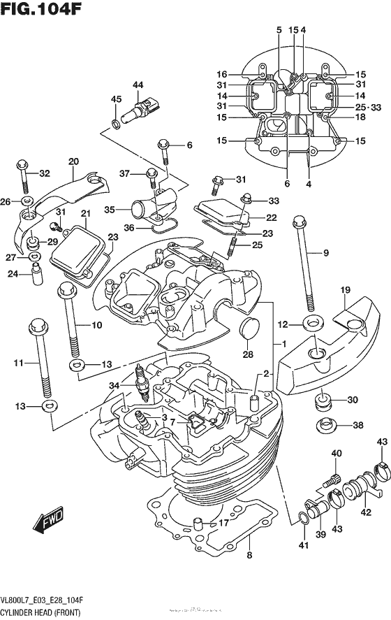 Cylinder Head (Front) (Vl800Tl7 E33)