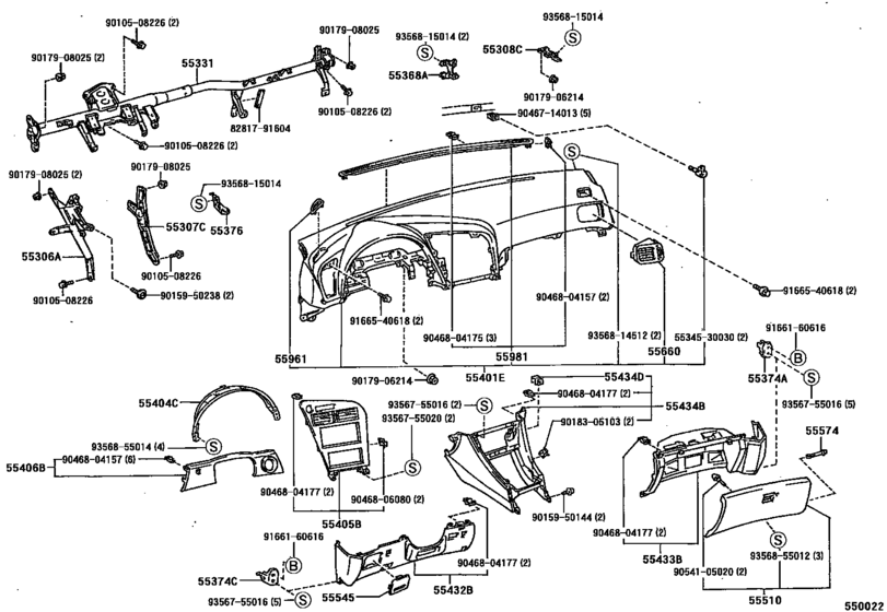 Instrument Panel & Glove Compartment