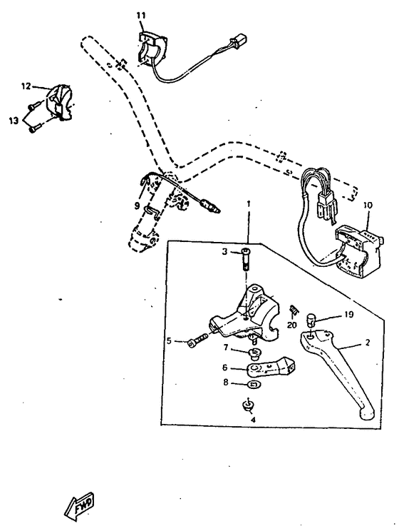 Handle switch & lever