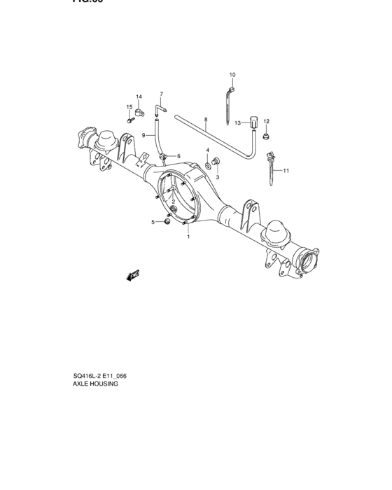 Axle housing
