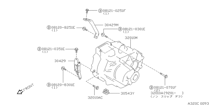 Manual transmission, transaxle & fitting