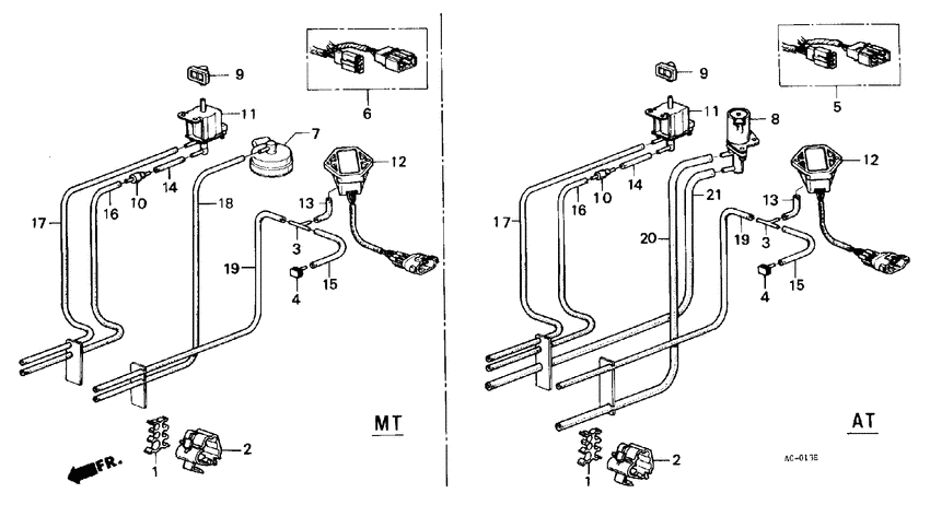 Control box tubing
