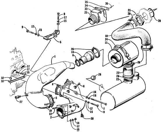 Exhaust assembly