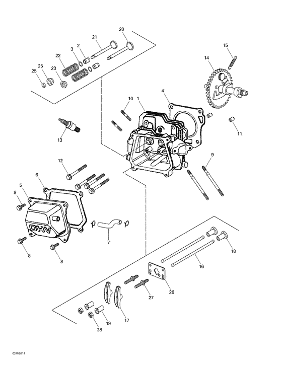 01- cylinder head, camshaft