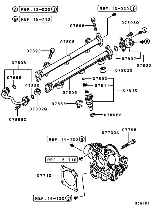Injector & throttle body