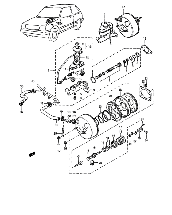 Brake master cylinder
