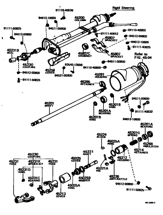 Steering Column & Shaft