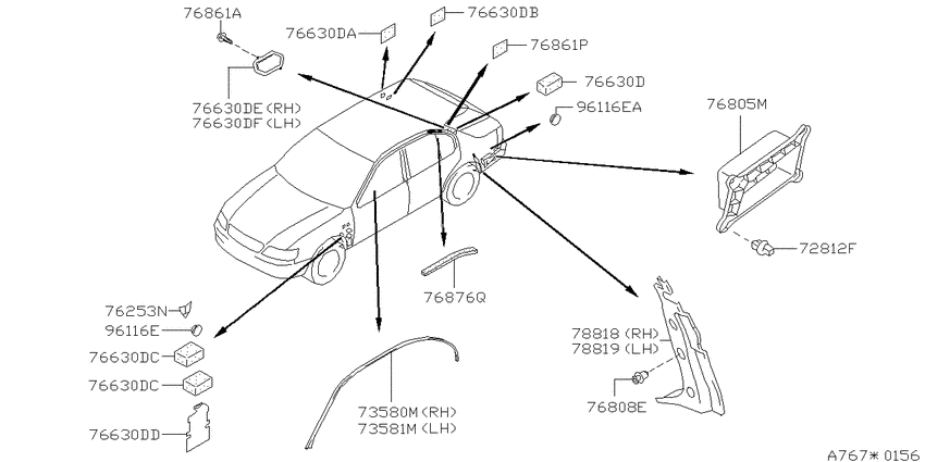 Body side fitting