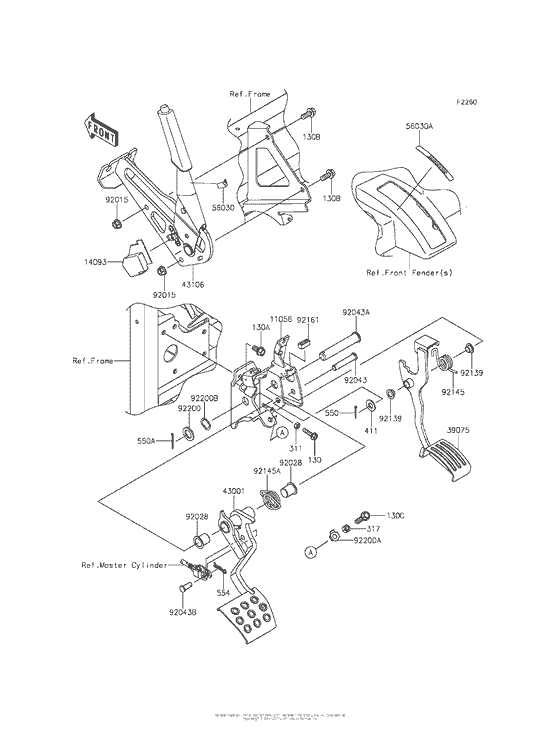 Brake Pedal/throttle Lever