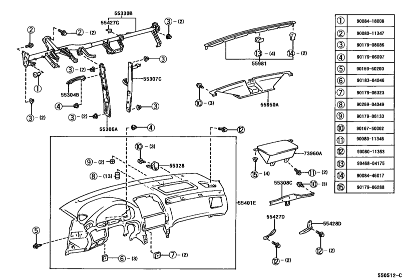 Instrument Panel & Glove Compartment