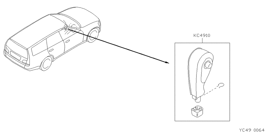 Shift knob a/t