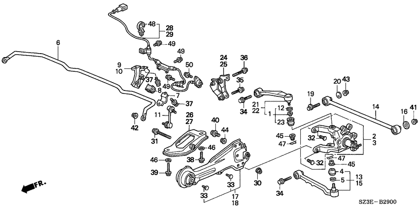 Rear stabilizer/ rear lower arm