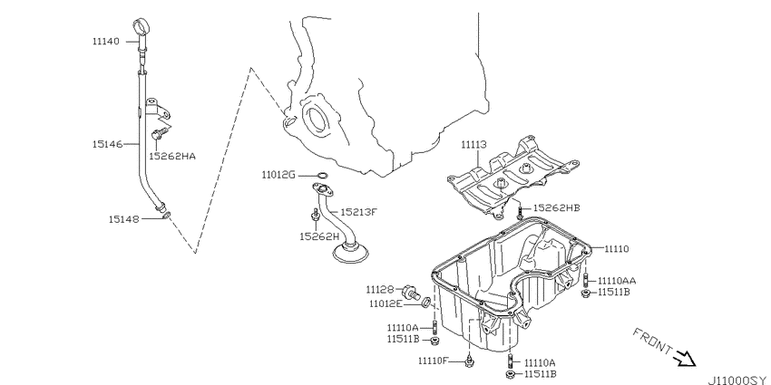 Cylinder block & oil pan