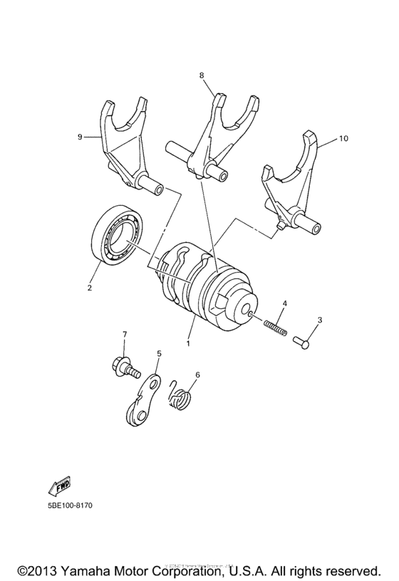 Shift Cam & Fork