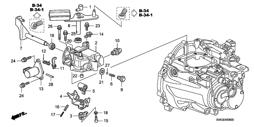 Shift arm/shift lever