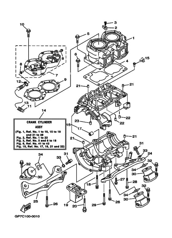 Cylinder & crankcase