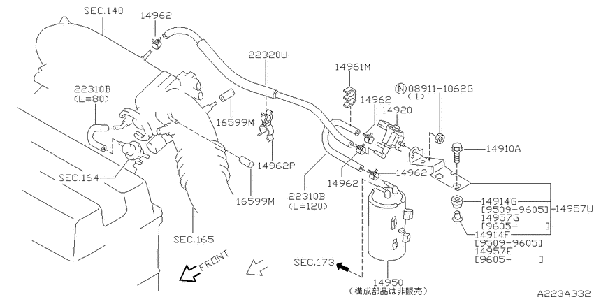 Vacuum piping
