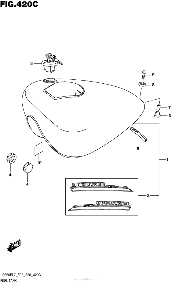 Fuel Tank (Ls650Bl7 E33)