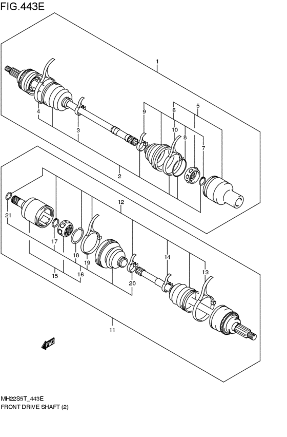 front-drive shaft