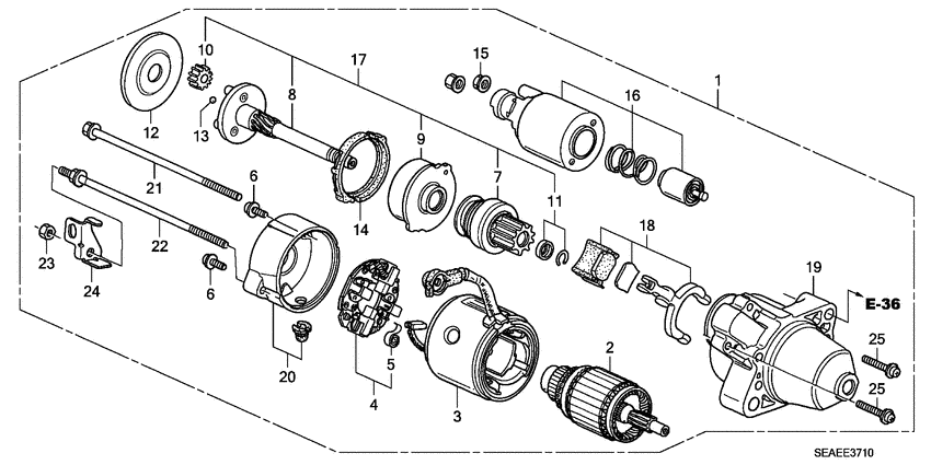 Starter motor