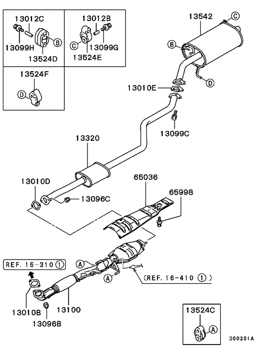 Exhaust pipe & muffler